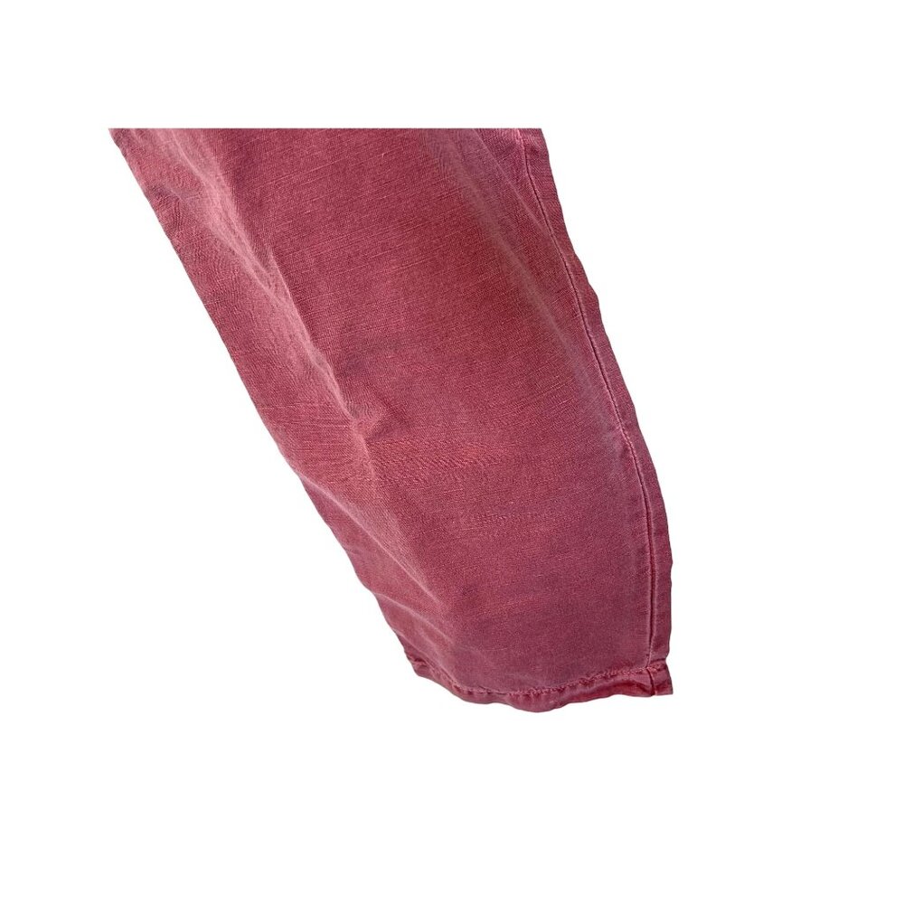 Sundance Button-Front Ankle Pants in Dusty Rose - Picture 6 of 10